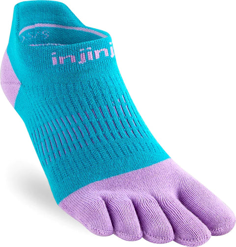 Injinji Trail Run Midweight Five Finger Running Toe Socks Mini-Crew Moonlit