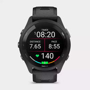 Garmin - 265 Black Bezel and Case with Black/Powder Gray Silicone Band