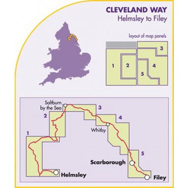 Harvey National Trail - XT40 - Tough Polyethlene Map