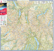 Harvey National Trail - XT40 - Tough Polyethlene Map